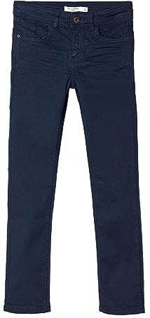 NAME IT Nkmtheo Xslim Twi Pant 1111-Tp Noos, Pantaloni Bambini e ragazzi, Blu (Dark Sapphire), 140