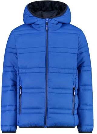 CMP Giacca Da Bambino Con Cappuccio Fisso, Giacca Unisex Bambini e ragazzi, Royal, 128