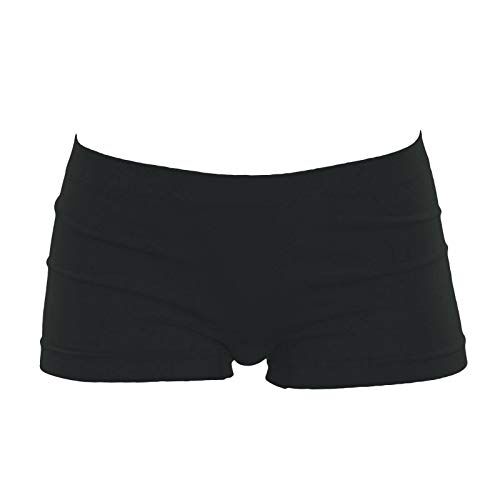 Toocool Pantaloncini Bimba Bambina Culotte Shorts Intimo Fitness Sport LO-YQ7079 [8/10,Nero]