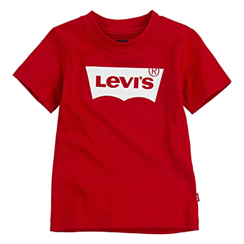 Levis Lvb S/S Batwing Tee Bimbo, Super Red, 12 Mesi