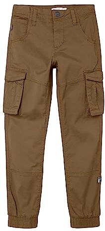 NAME IT NKMRYAN Cargo R TWI Pant 2222-BA Noos Pantaloni, Kangaroo, 134 Bambino