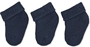 Sterntaler 3 Pack Baby Socks Calzini, Dark Blue, 0 Mesi (Pacco da 3) Unisex-Bimbi