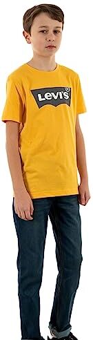 Levis Lvb Batwing Tee T-Shirt, Arancione (Amber), 12 Anni Bambini e Ragazzi