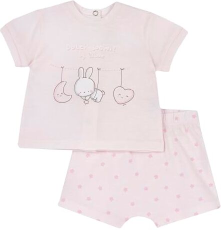 Chicco , Completo Neonata con T-shirt e Pantaloncini Corti, con Apertura sulla Schiena con Bottoncini, con Grafiche Moderne e alla Moda, in Cotone, Lavabile in Lavatrice, 0-24 Mesi, Designed in Italy