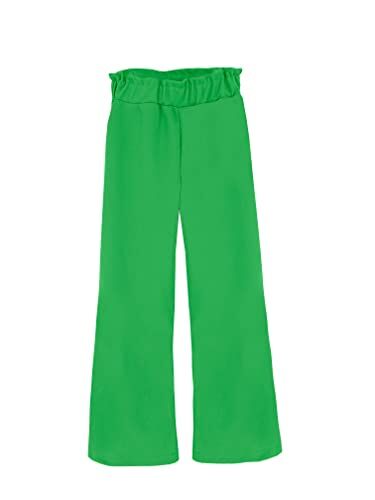 JOPHY & CO. Pantalone Bambina Zampa Larga (cod. 8676) (12 Anni, Verde Palazzo)