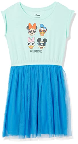 Amazon Essentials Disney   Marvel   Star Wars   Frozen   Princess Abiti tutù a Maniche Corte in Maglia (precedentemente Spotted Zebra) Bambine e Ragazze, Squadra di Minni, 5 Anni