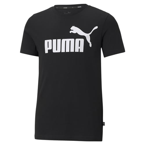 Puma PUMHB # Ess Logo Tee B, Maglietta Boy's,  Black, 140