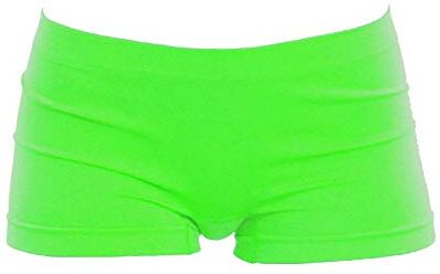 Toocool Pantaloncini Bimba Bambina Culotte Shorts Intimo Fitness Sport LO-YQ7079 [8/10,Verde Fluo]