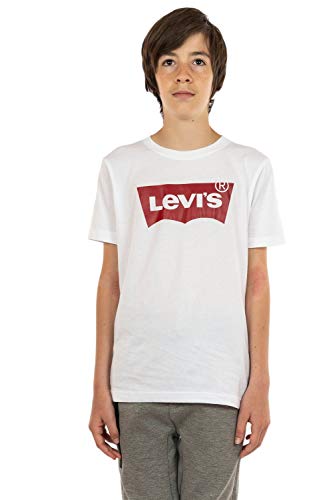 Levis Lvb Batwing Tee T-Shirt, Bianco (White), 10 Anni Bambini e Ragazzi