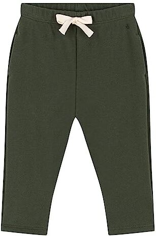 Petit Bateau , Pantaloni Unisex Bimbi 0-24, Verde Avoriaz, 3 mesi