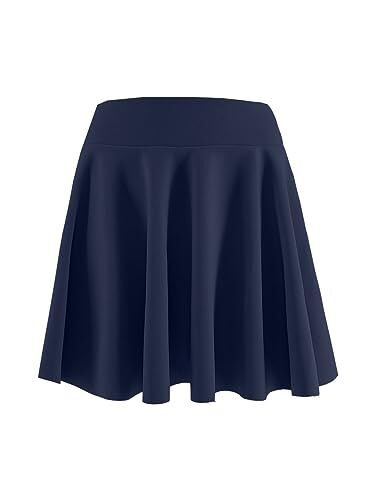 JOPHY & CO. Gonna Ragazze Bambine Plissettata Midi Versatile Vita Elastica (8 Anni, Blu Scuro Corto)