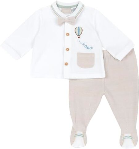 Chicco Coprifasce E Ghettina In Cotone, Bimbo 0-24, Beige, 9 mesi