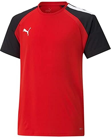 Puma teamPACER Jersey Jr, Shirt Unisex Kids, Rouge/Noir/Blanc, 8 Anni EU