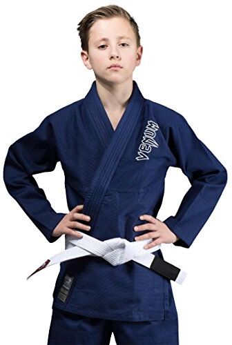 VENUM Contender, Kimono BJJ Unisex Bambini, Blu Marino, C00