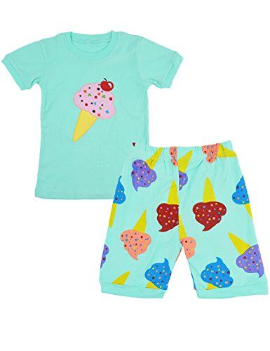 CM-Kid Baby Pigiama 2 Pezzi Manica Lunga Autunno Inverno Ragazze 'Cotone T-Shirt Set (2-7 Anni)