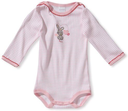 Schiesser Baby  Body a maniche lunghe, bambina, Rosso (Rot (503-rosa)), 68 (5 mesi)