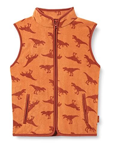 Playshoes Gilet in pile, Piano da esterno Unisex Bambini e ragazzi, Dinosauri, 104