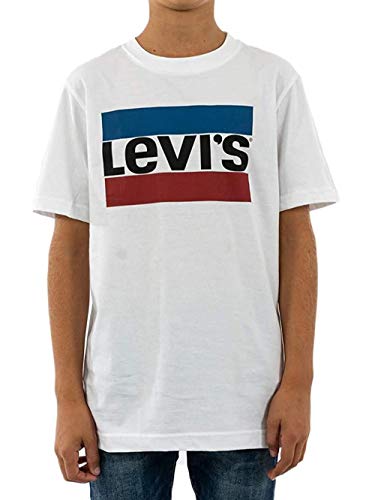 Levis Lvb Sportswear Logo Tee, T-shirt Bambini e ragazzi, Bianco (White), 8 anni