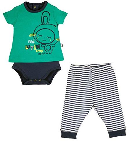 Petit Béguin Insieme Bambino Ragazzo Body Maglietta + Leggings smallcity – Taglia – 24 mesi (92 cm)