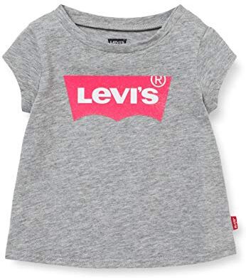 Levis Lvg SS Batwing A Line Tee Bimba, Grey Heather, 3 anni