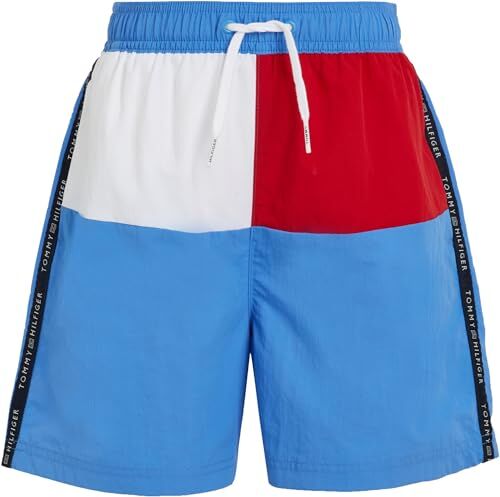 Tommy Hilfiger Pantaloncino da Bagno Bambino Medium Drawstring Lunghezza Media, Blu (Blue Spell), 10-12 Anni