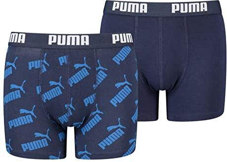 Puma Boxer, Biancheria intima Unisex Bambini e ragazzi, Blu, 158-164