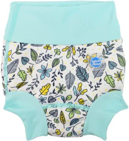 Splash About Happy Nappy Pannolino da Nuoto Riutilizzabile, Fallen Leaves, 3-6 Mesi