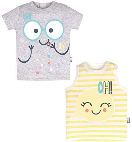 Petit Béguin Top + Tee Shirt bambino Garcon Mignon – Taglia – 24 mesi (92 cm)