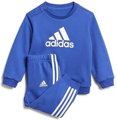 Adidas Badge Of Sport French Terry Jogger Tuta da ginnastica, Semi Lucid Blue/White, 0-3 mesi Unisex Bimbi 0-24