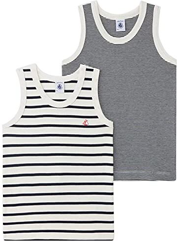 Petit Bateau , Canotta (Pacco da 2) Bambini e ragazzi, Variante 1, 5 anni