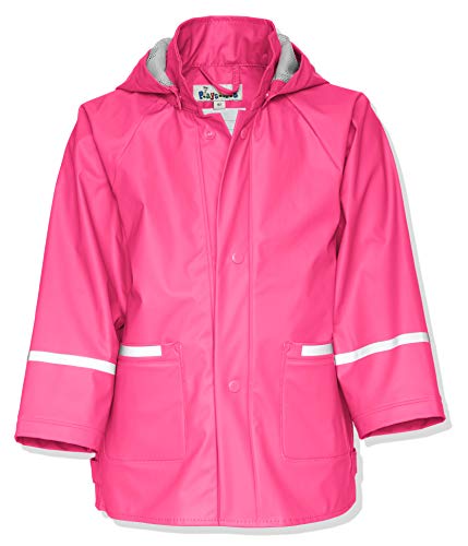 Playshoes Giacca da pioggia, Abbigliamento antipioggia antivento e impermeabile Unisex Bambini e ragazzi, rosa, 116