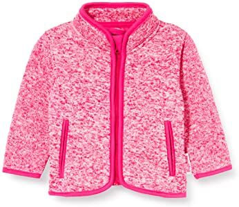 Playshoes Giacca in pile, Piano da esterno Unisex Bambini e ragazzi, pile rosa lavorato a maglia, 152