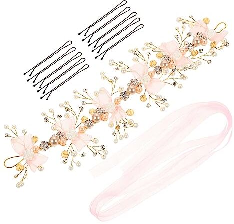 UPKOCH 4 Pezzi Di Accessori Per Per Bambini Accessori Per Per Ragazze Fasce Per Ragazza Decorazione Cravatta Per Per Bambini Copricapo Da Sposa