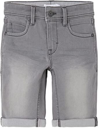 NAME IT Nkmsilas Slim Dnm L Shorts 2272-Tx Noos, Pantaloncini Bambini e ragazzi, Grigio (Medium Grey Denim), 158