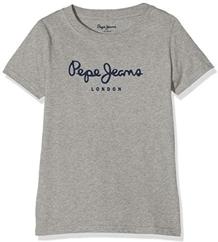 Pepe Jeans Art N, T-Shirt Bambini e ragazzi, Grigio (Old Grey Marl),8 anni