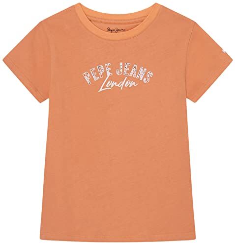 Pepe Jeans Gervera, T-Shirt Bambine e ragazze, Arrancione (Peach),16 anni