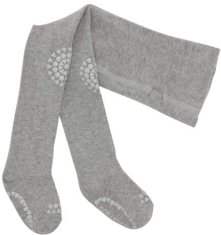 GoBabyGo Collant per gattonare, 6-12 mesi, colore: Grigio melange