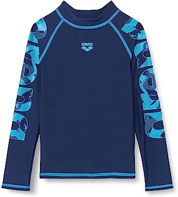 Arena Maglia a Maniche Lunghe da Bambini Rash Graphic con Protezione UV