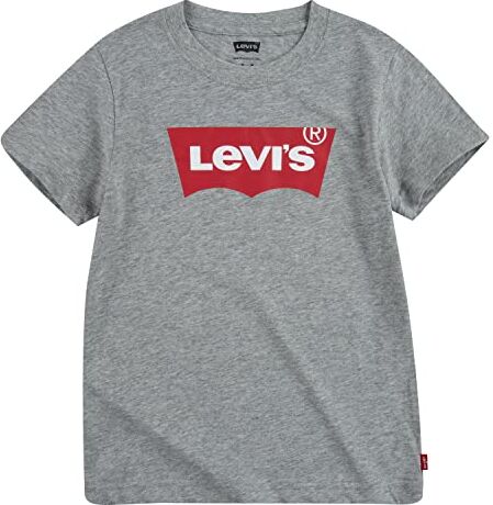 Levis Lvb S/S Batwing Tee Bimbo, Grey Heather, 3 anni