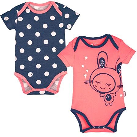 Petit Béguin Set di 2 body Bambino Ragazza Maniche Corte minilutin – Taglia – 24 mesi (92 cm)