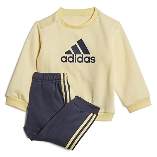 Adidas I Bos Logo Jog Tuta, Beige (Black Beige), 6-9 Mesi Unisex-Bimbi