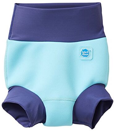 Splash About Happy Nappy Pannolino da Nuoto Riutilizzabile, Blu Cobalt 3-4 Anni