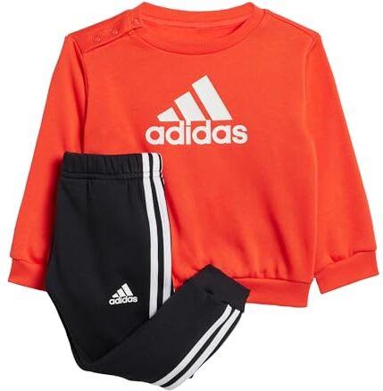 Adidas Badge Of Sport Logo Jogger, JOGGER PER GIOVANI/BAMBINI Unisex Bimbi 0-24, bright red/white,