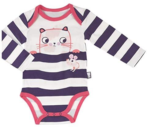 Petit Béguin Body Bambino Ragazza Maniche Lunghe Ronron – Taglia – 9 mesi (74 cm)