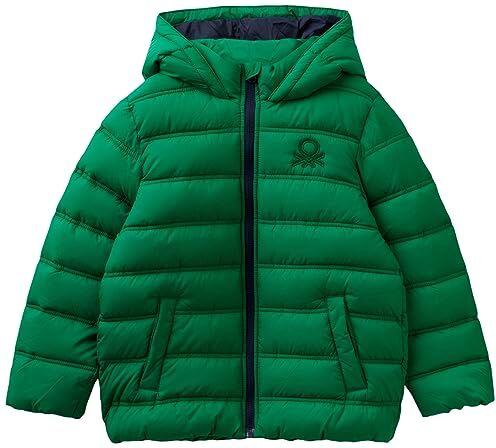 United Colors Of Benetton Giubbotto , Giacca Bambini e ragazzi, Verde Bottiglia 1U3, S