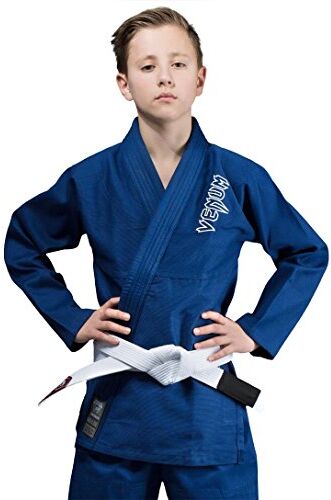 VENUM Contender, Kimono BJJ Unisex Bambini, Blu, C2