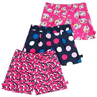 Chicco Set Pantaloncini Corti in cotone, Pantaloni Bambine e ragazze, Rosa, 2 anni (pacco da 3)