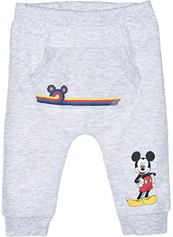 CARTOON GROUP PANTALONE TUTA TOPOLINO DISNEY NEONATO BAMBINO  TAGLIE 6/24 MESI.