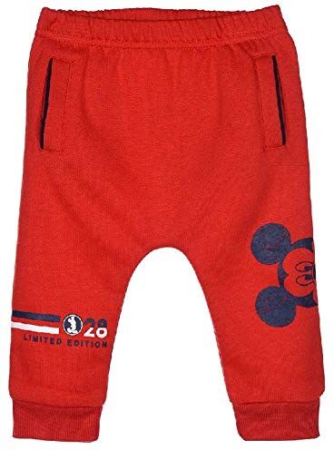 CARTOON GROUP PANTALONE TUTA TOPOLINO DISNEY NEONATO BAMBINO  TAGLIE 6/24 MESI.