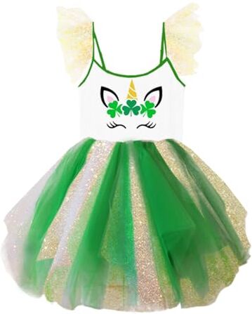 VIKITA Vestito Cotone Stampa Principessa Tulle Tutu Festa di Compleanno Abito Bambina Sh4113 3-4 Anni